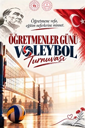 ÖĞRETMENLER GÜNÜ VOLEYBOL TURNUVASI BAŞLIYOR!